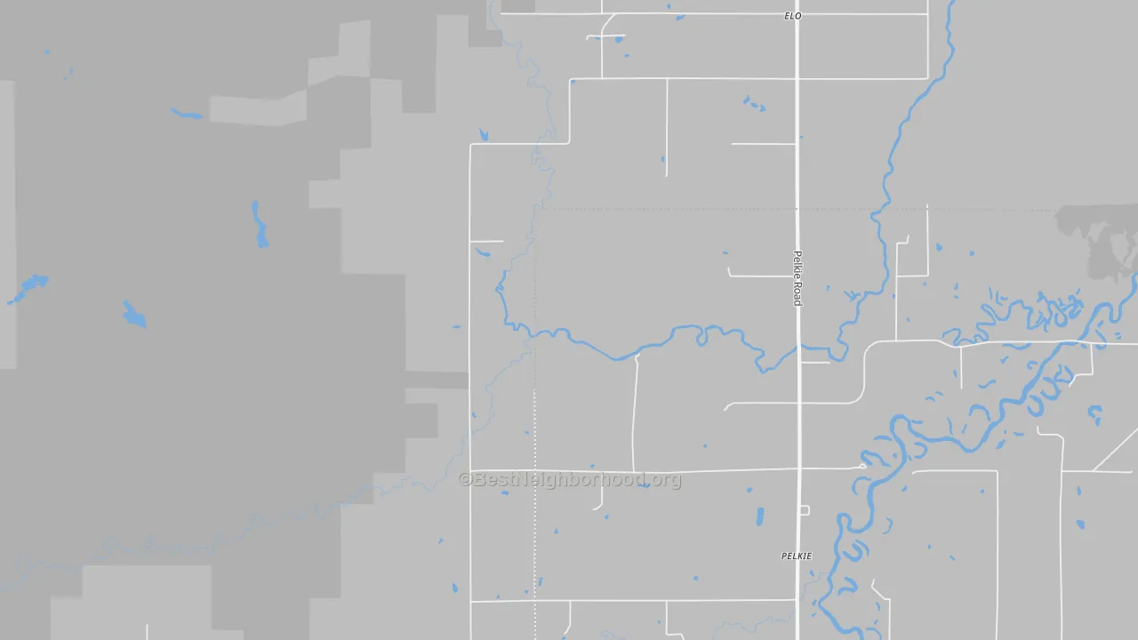 Bike Grade map of Arnheim, MI