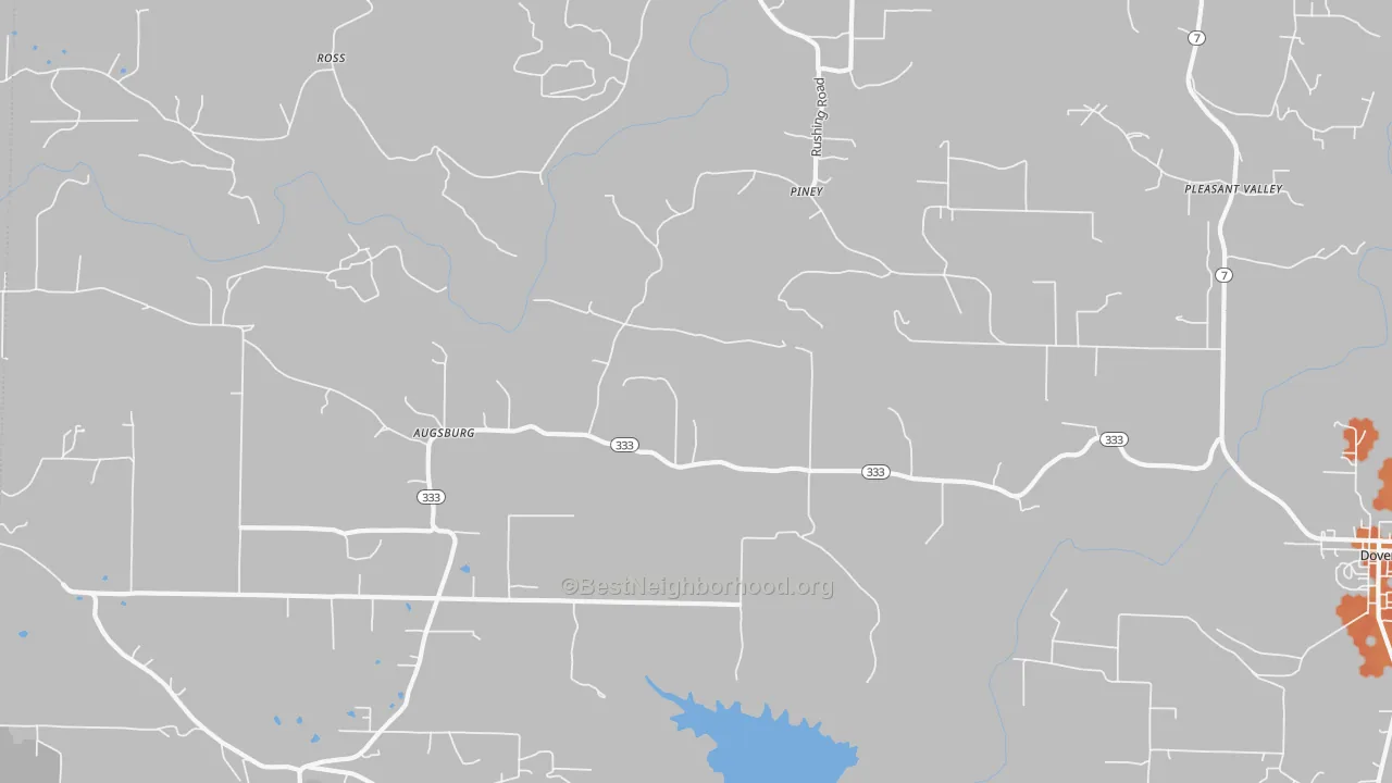 Bike Grade map of Augsburg, AR