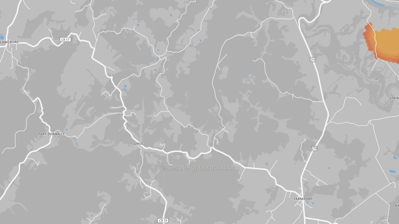 Bike Grade map of Auto, WV