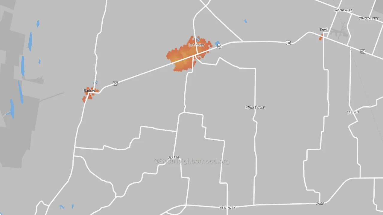 Bike Grade map of Ballard County, KY
