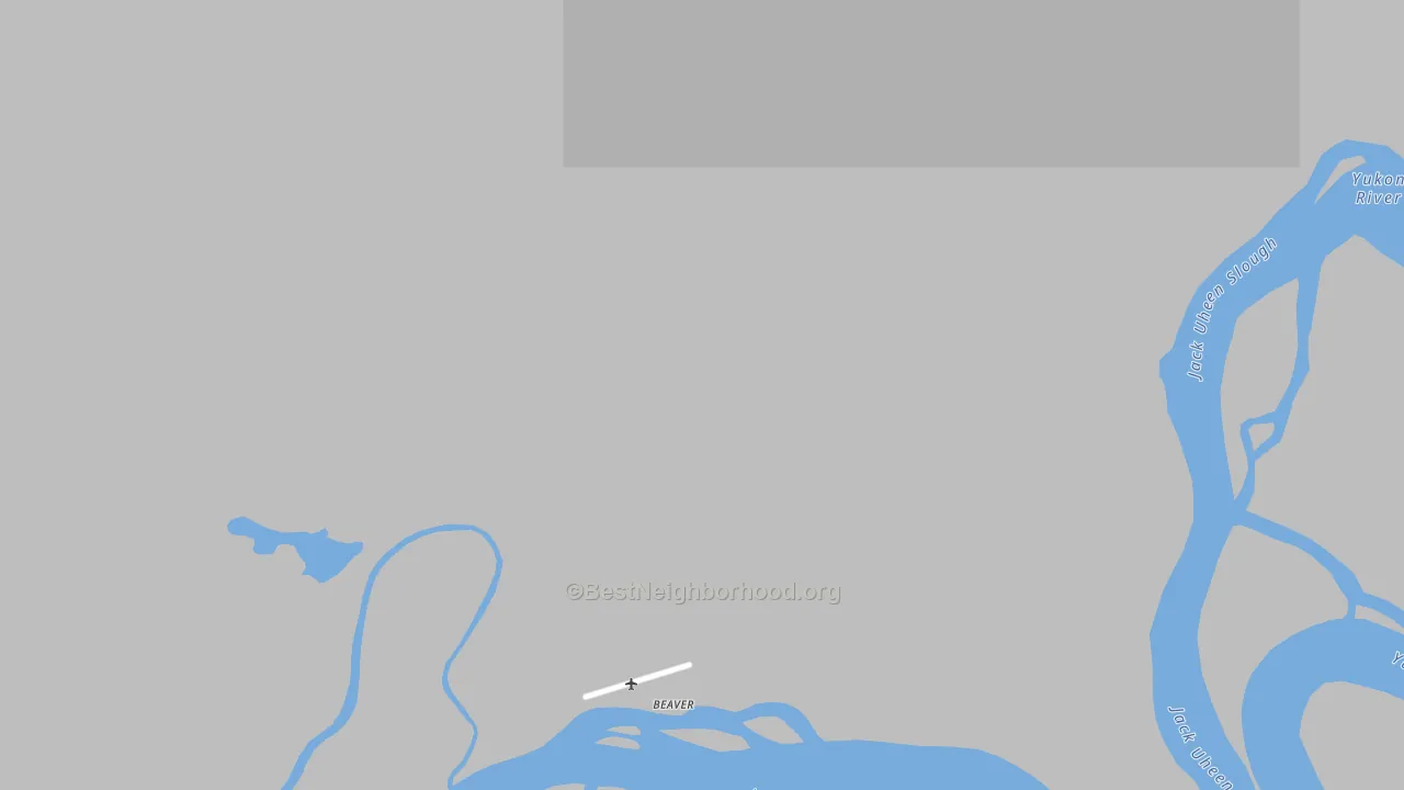 Bike Grade map of Beaver, AK