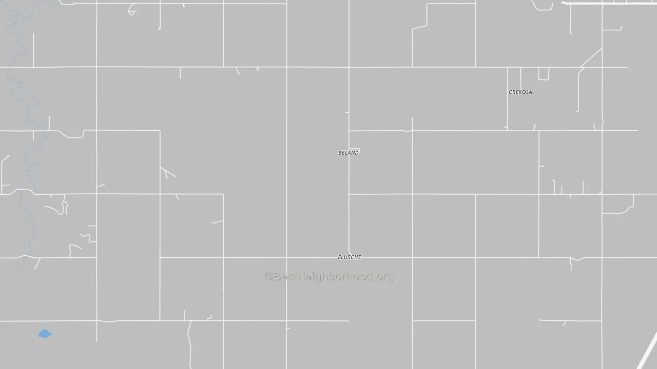 Bike Grade map of Beland, OK
