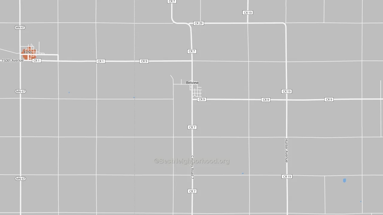 Bike Grade map of Belview, MN