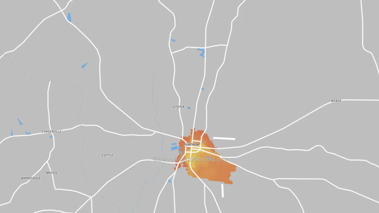 Bike Grade map of Berrien County, GA