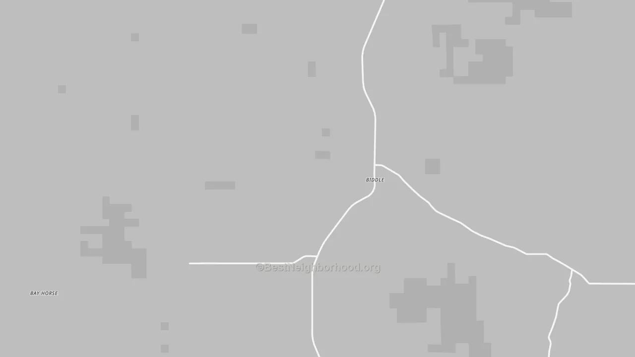 Bike Grade map of Biddle, MT