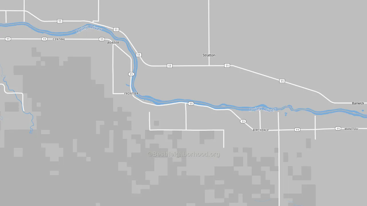 Bike Grade map of Birchdale, MN
