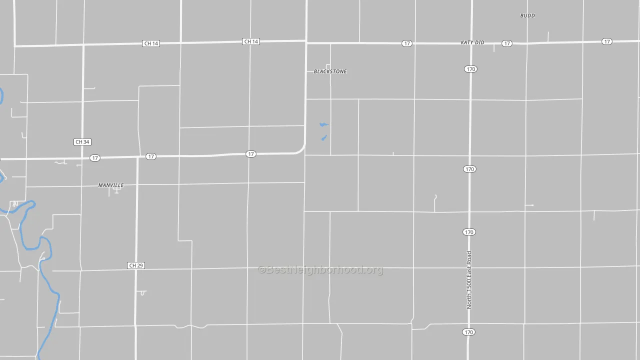 Bike Grade map of Blackstone, IL