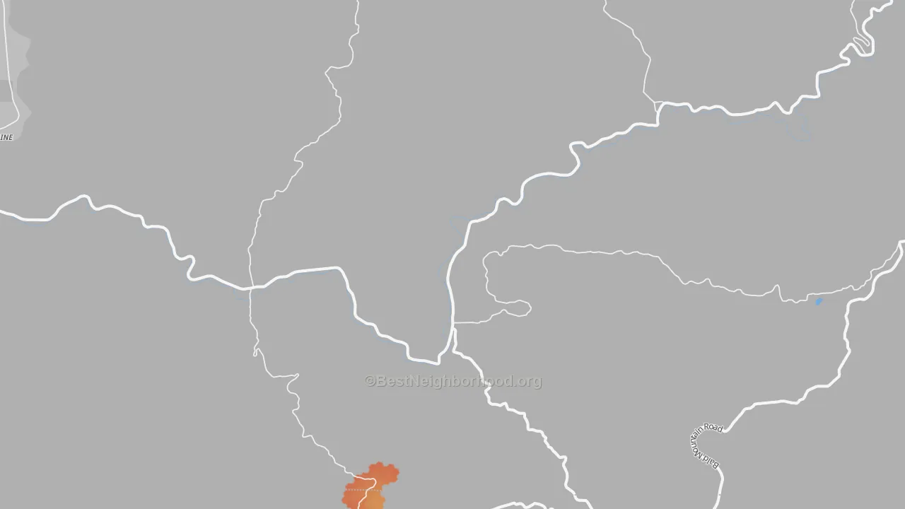 Bike Grade map of Blaine, OR