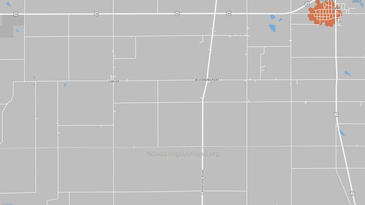 Bike Grade map of Bloomingport, IN