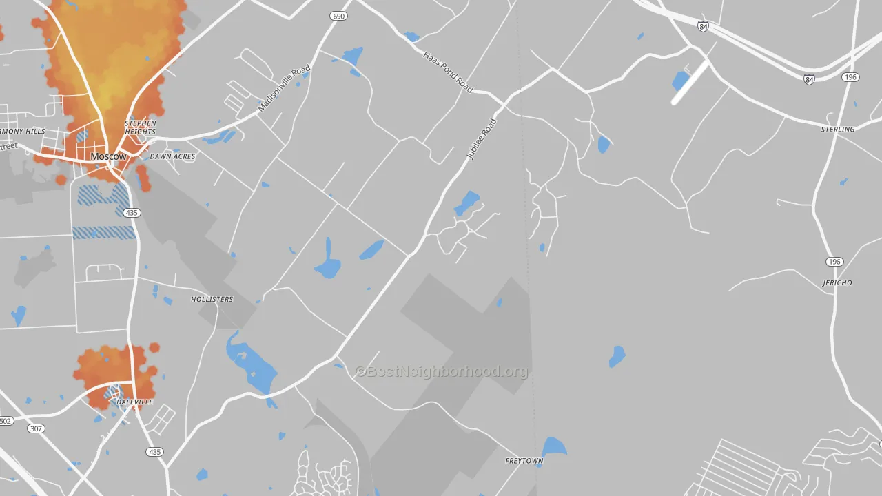 Bike Grade map of Bloomington, PA