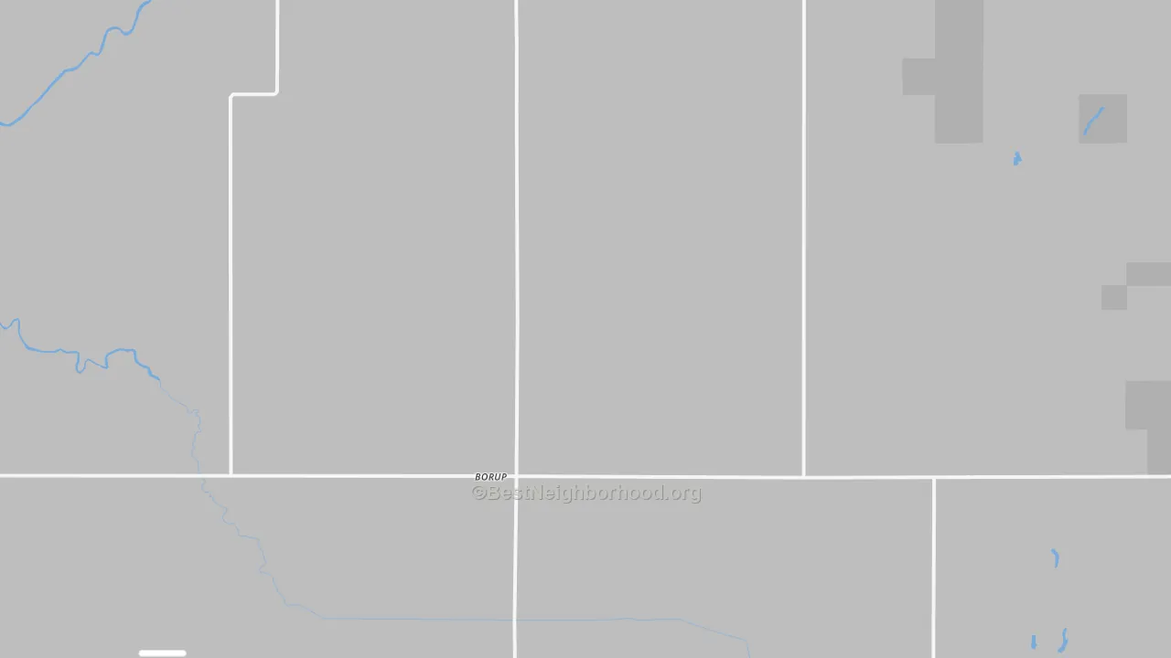 Bike Grade map of Borup, MN