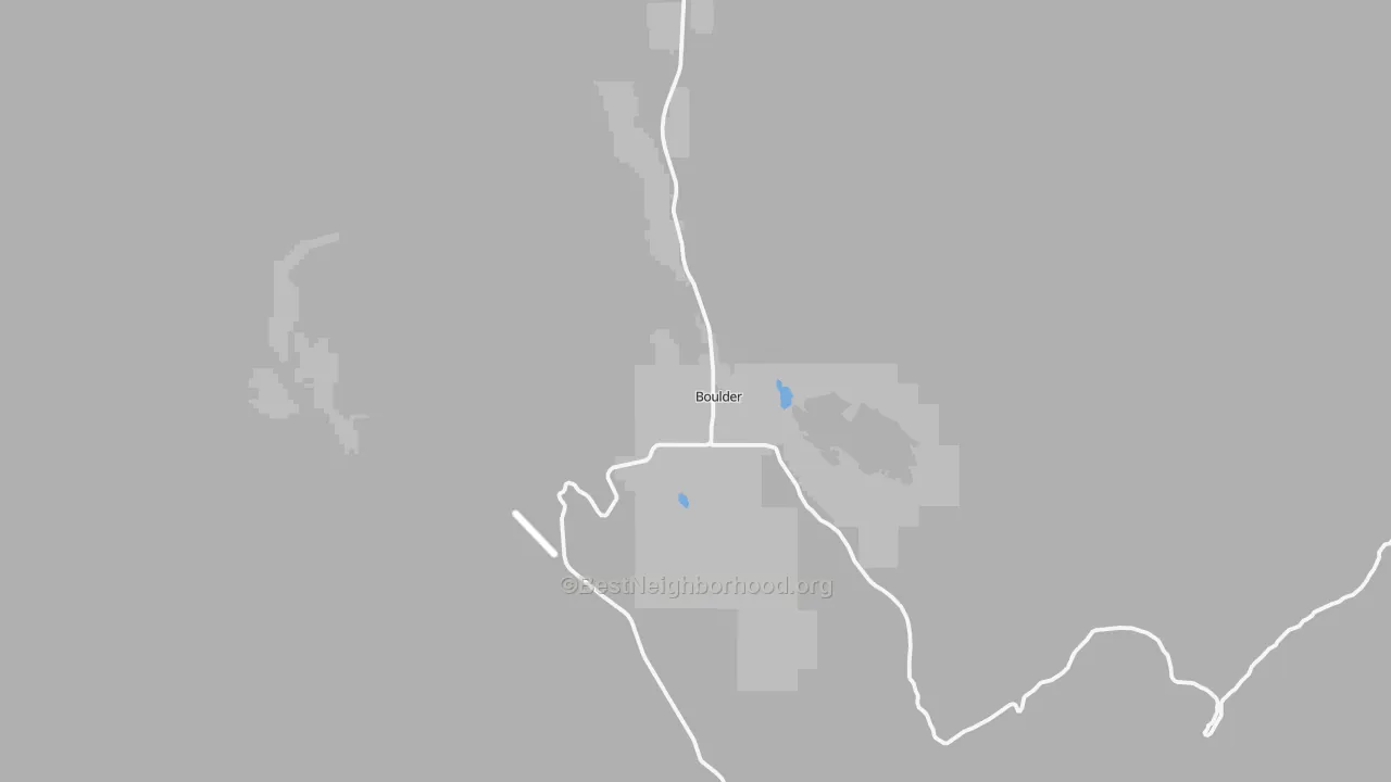 Bike Grade map of Boulder, UT