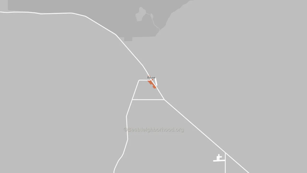 Bike Grade map of Bouse, AZ