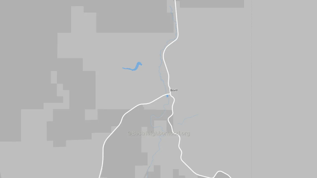 Bike Grade map of Bovill, ID