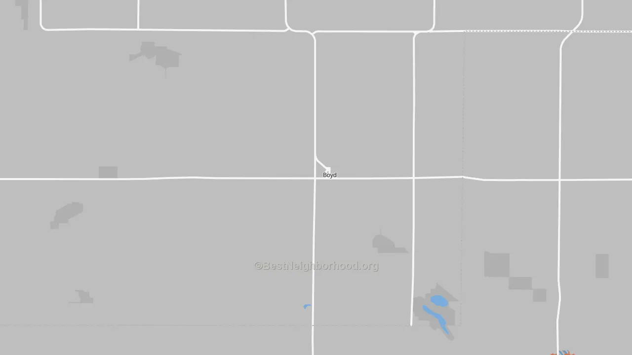 Bike Grade map of Boyd, MN