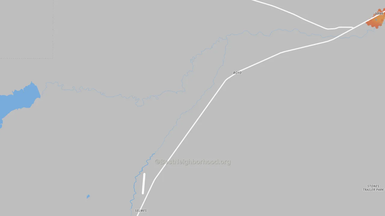 Bike Grade map of Boyd, MT
