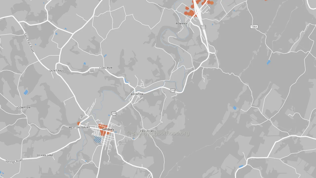 Bike Grade map of Boynton, PA