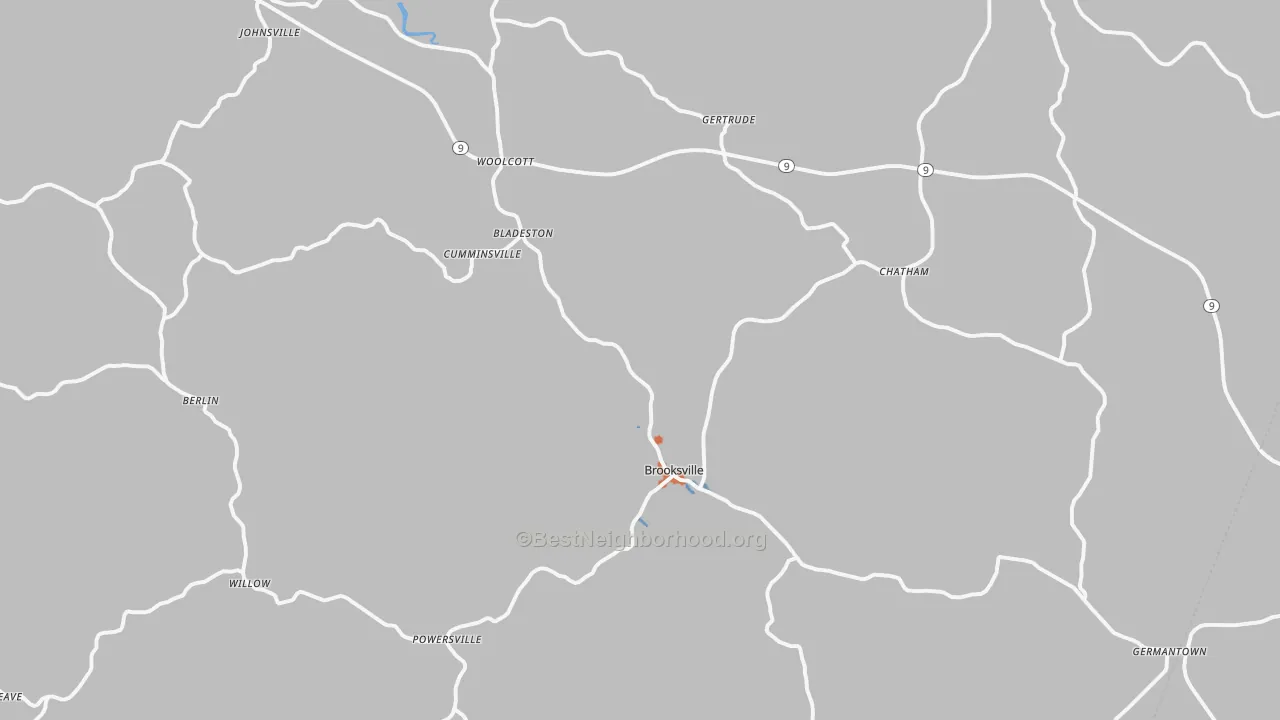 Bike Grade map of Bracken County, KY