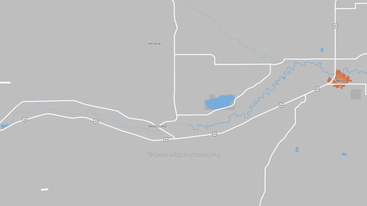 Bike Grade map of Bridgeland, UT