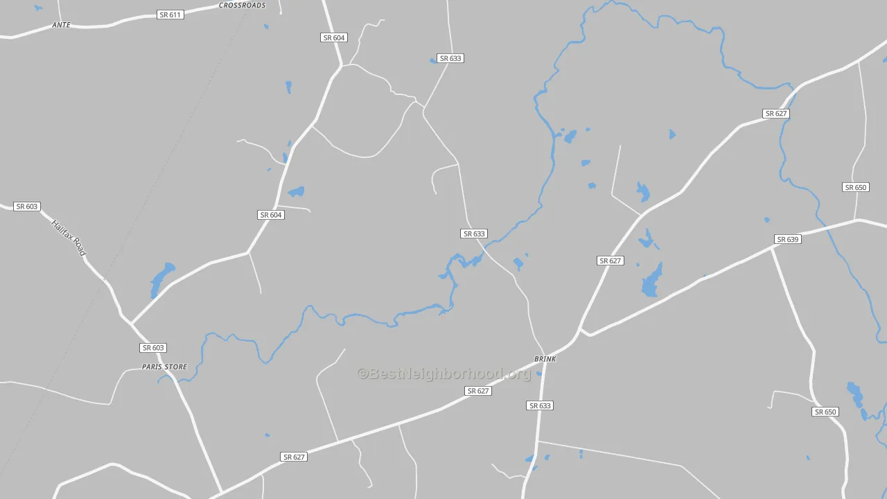Bike Grade map of Brink, VA