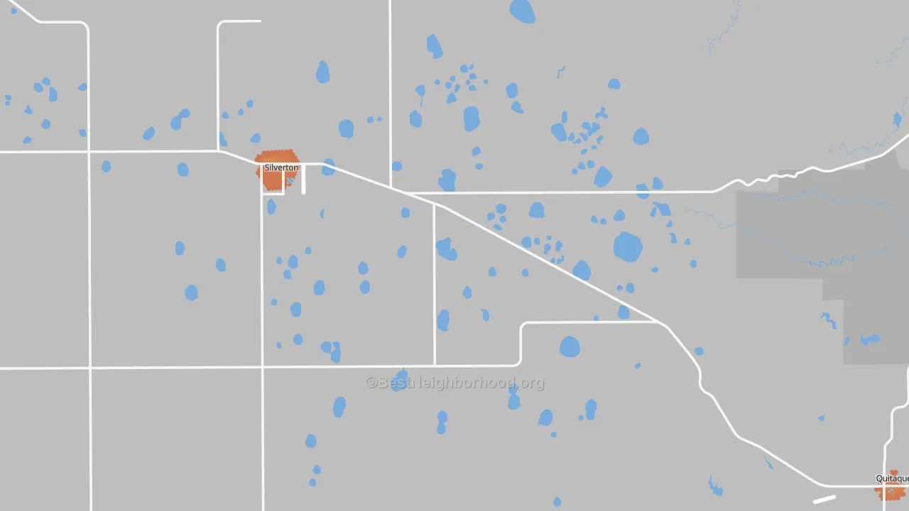 Bike Grade map of Briscoe County, TX