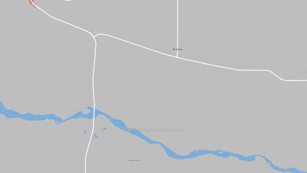 Bike Grade map of Bristow, NE