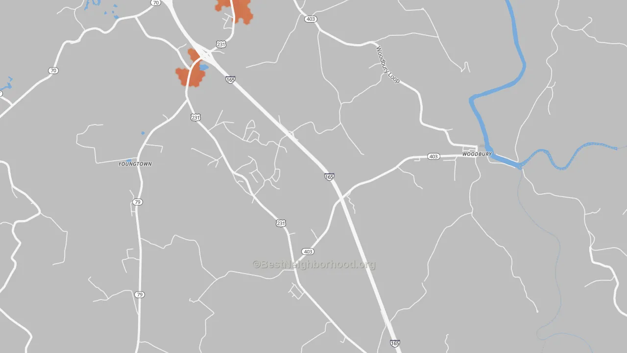 Bike Grade map of Brooklyn, KY
