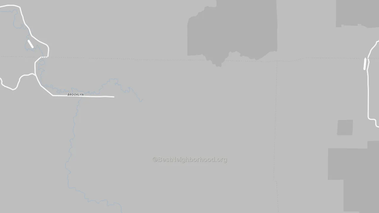 Bike Grade map of Brooklyn, WA