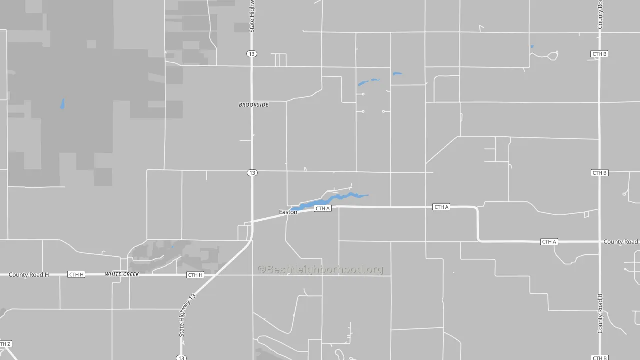 Bike Grade map of Brookside, WI