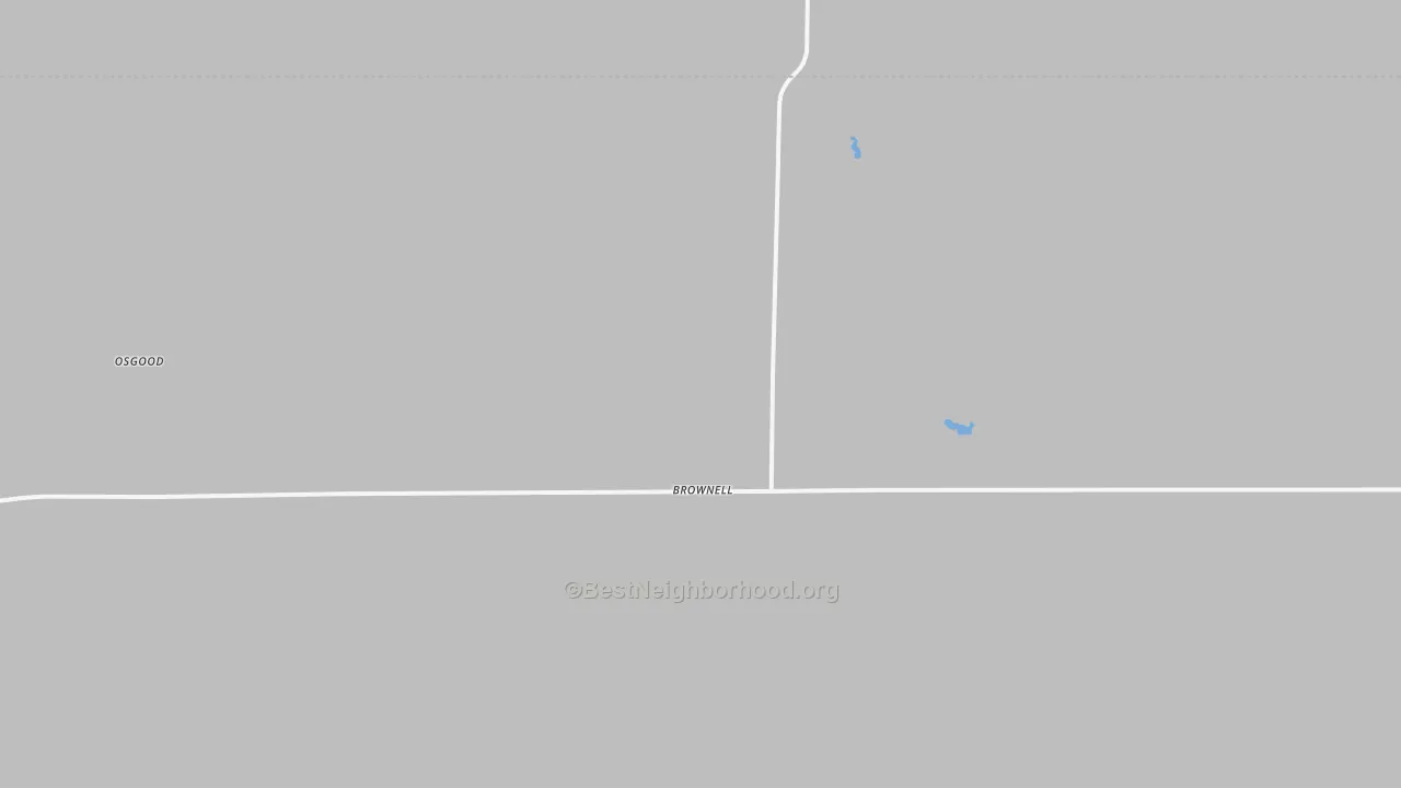 Bike Grade map of Brownell, KS