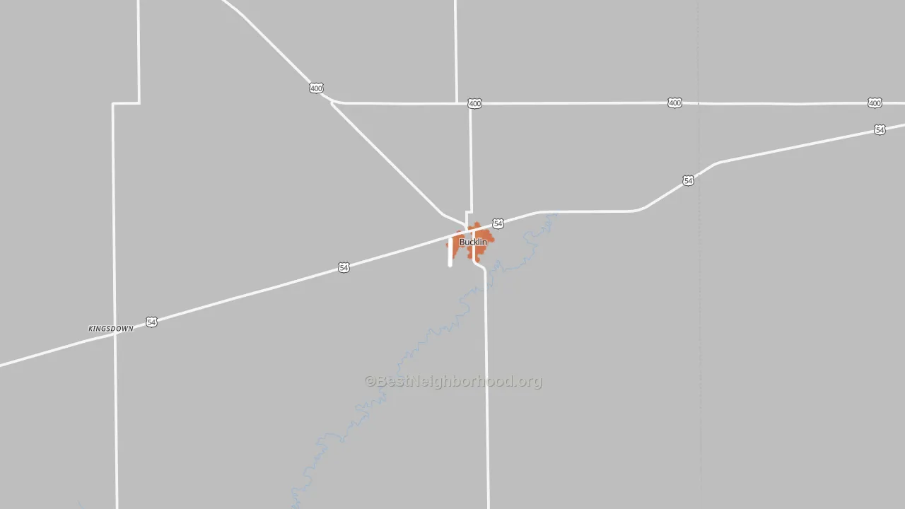Bike Grade map of Bucklin, KS