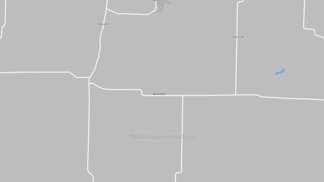 Bike Grade map of Bunceton, MO