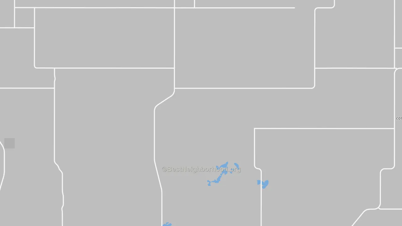 Bike Grade map of Burke County, ND
