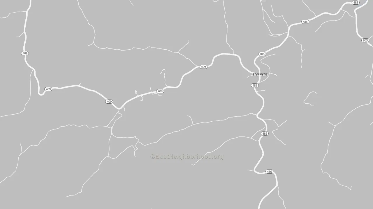 Bike Grade map of Burke, KY