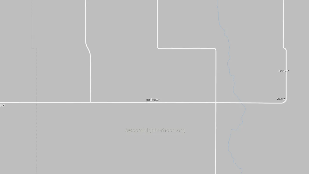 Bike Grade map of Burlington, OK