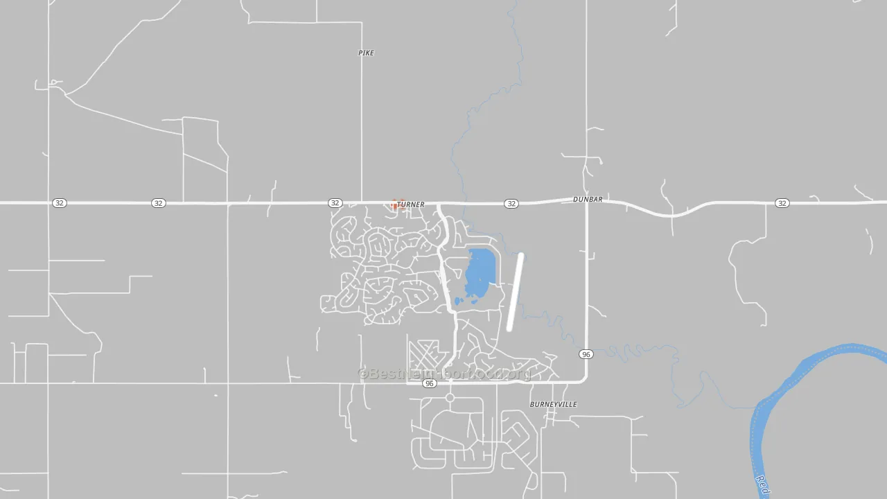 Bike Grade map of Burneyville, OK