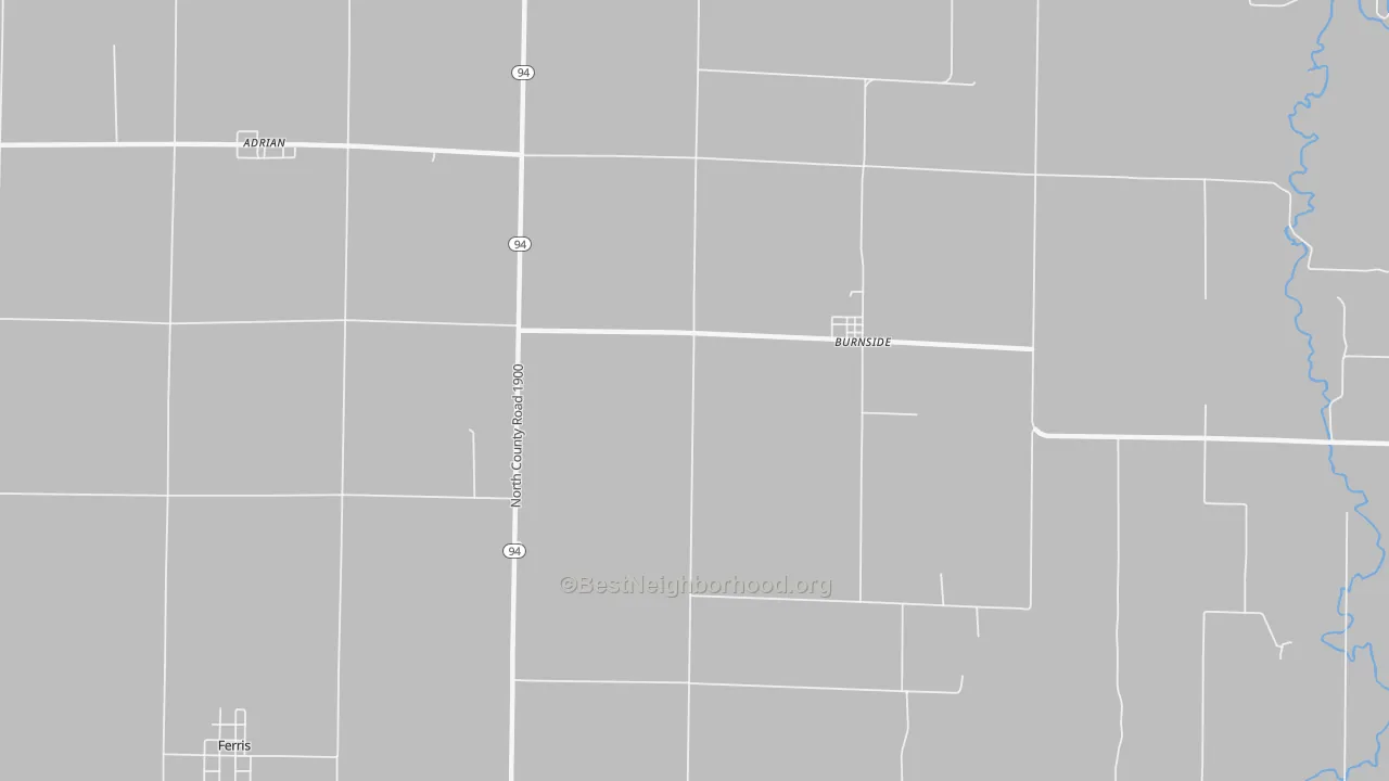 Bike Grade map of Burnside, IL