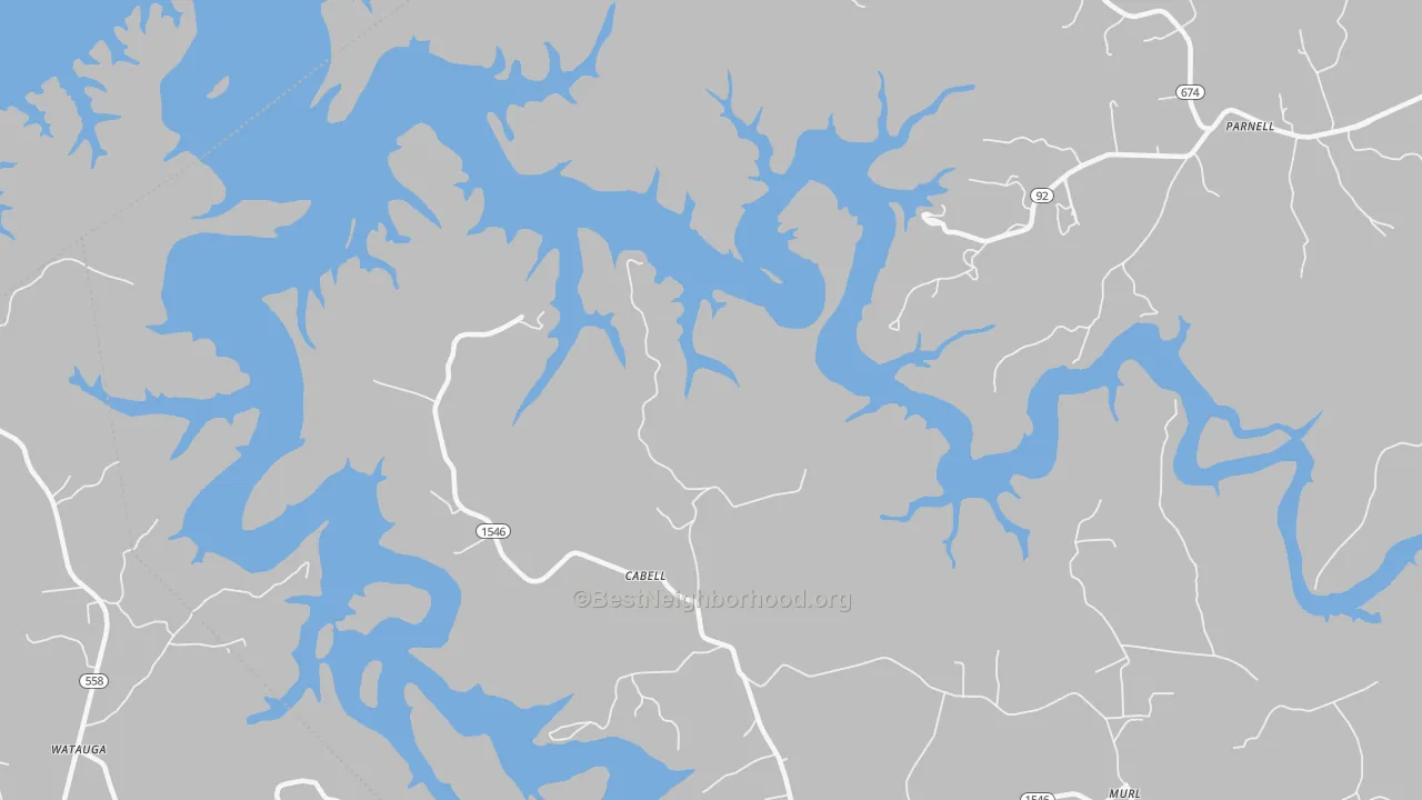Bike Grade map of Cabell, KY