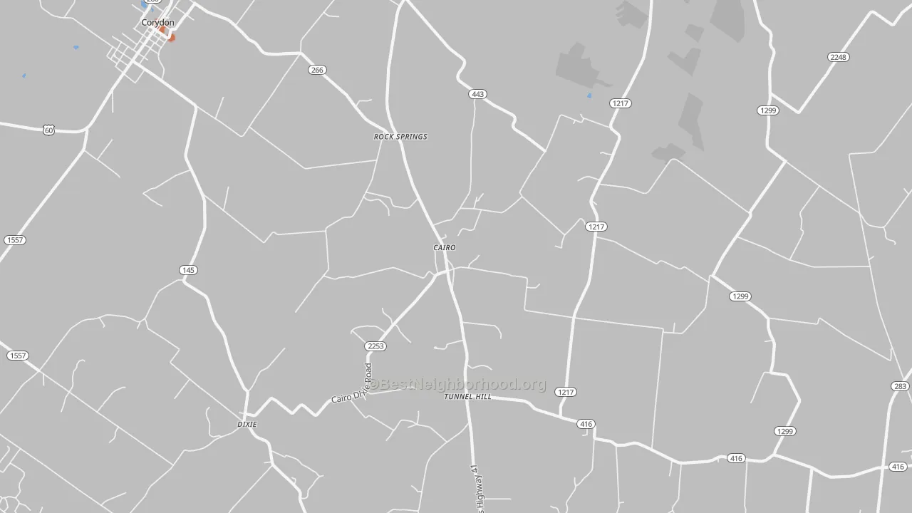 Bike Grade map of Cairo, KY