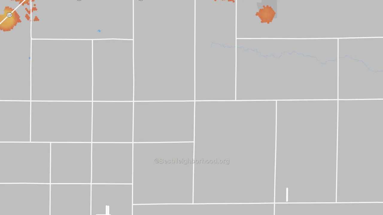 Bike Grade map of Calhan, CO