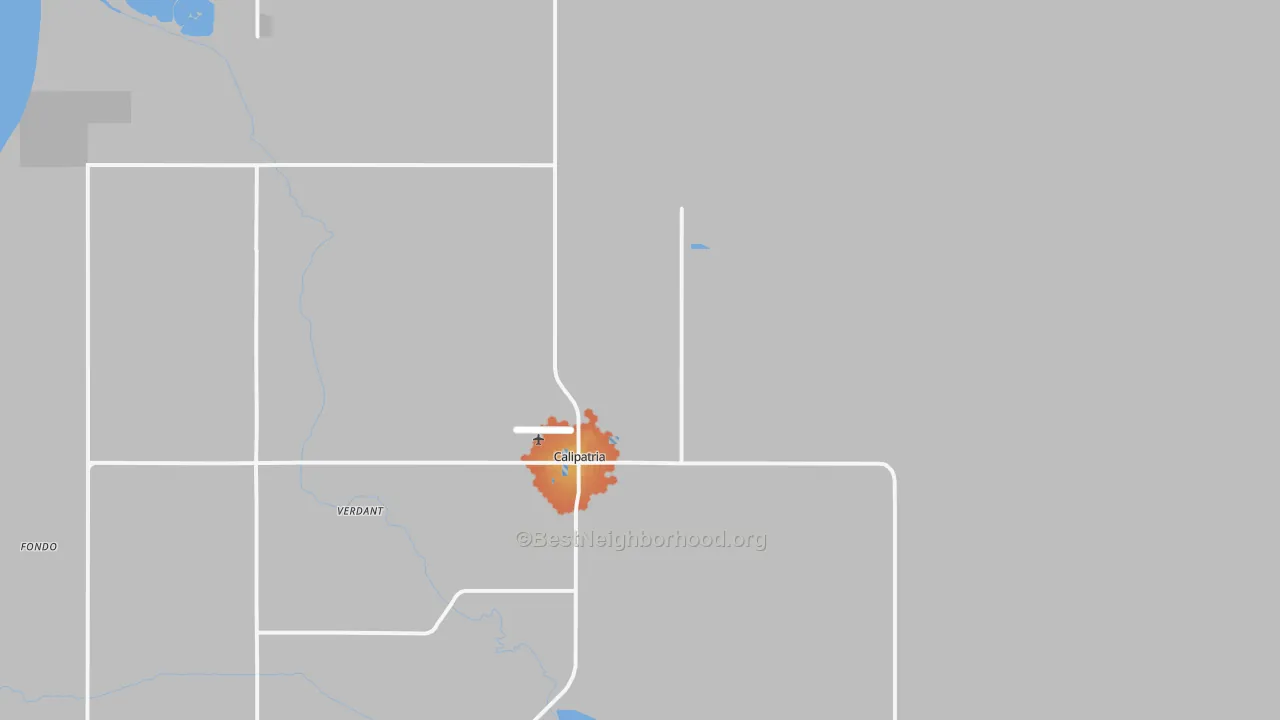 Bike Grade map of Calipatria, CA