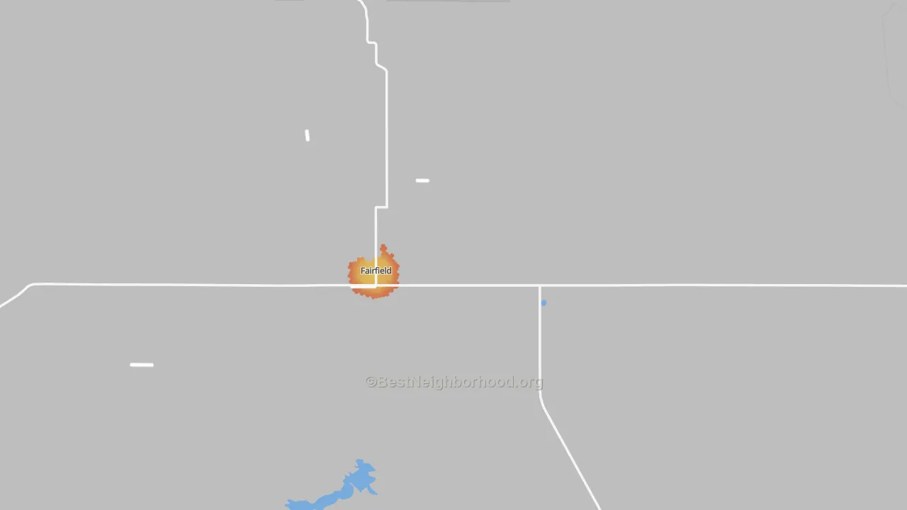 Bike Grade map of Camas County, ID