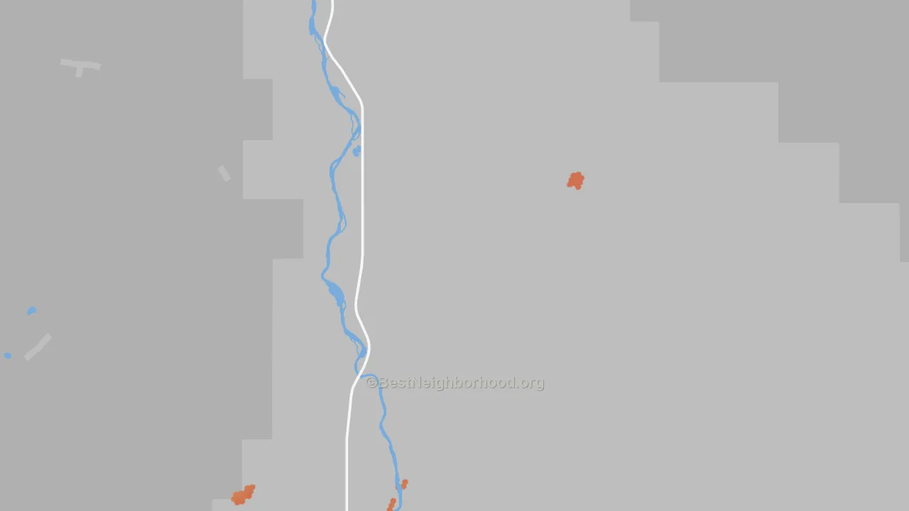 Bike Grade map of Carmen, ID