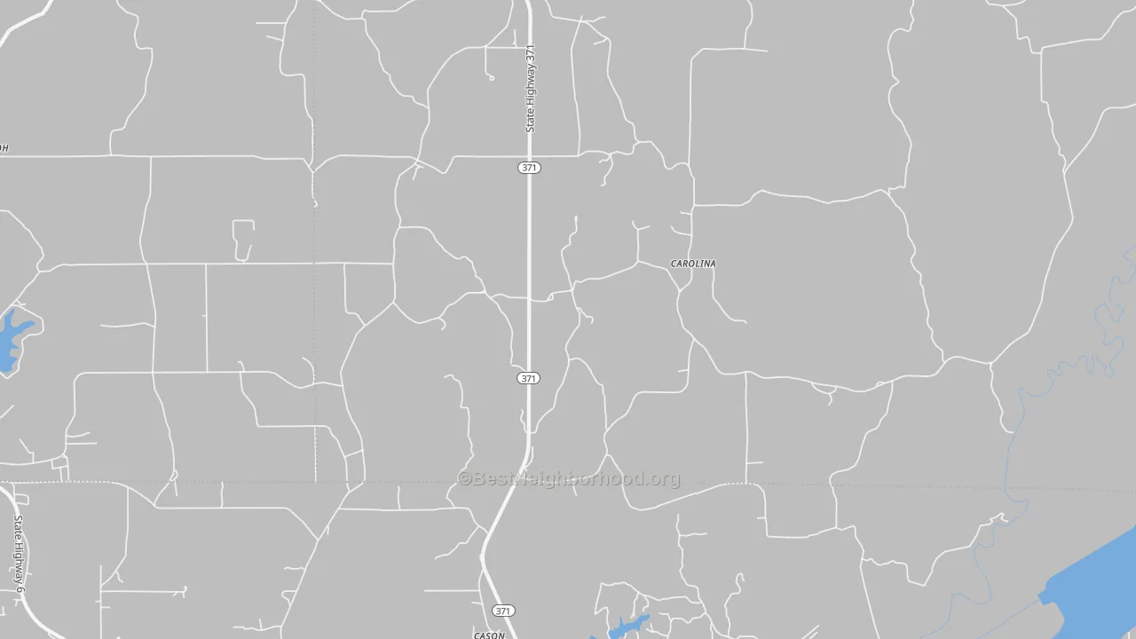 Bike Grade map of Carolina, MS