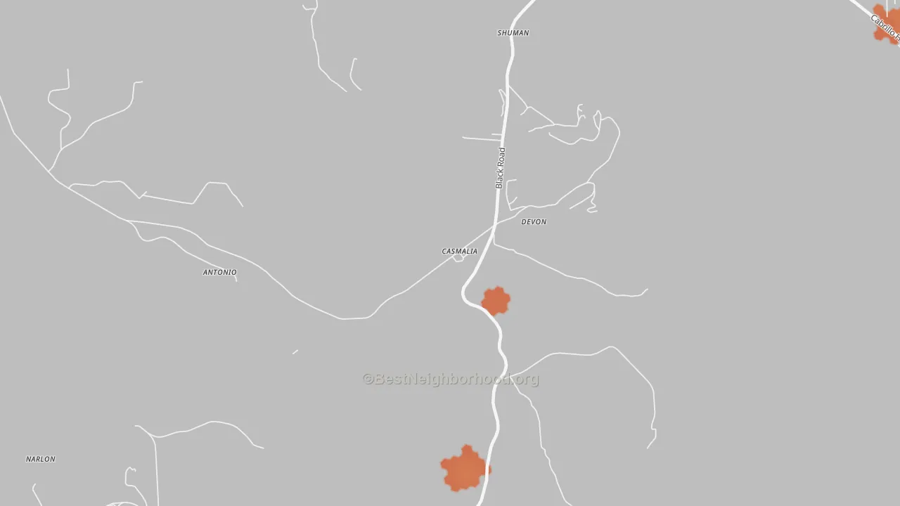 Bike Grade map of Casmalia, CA