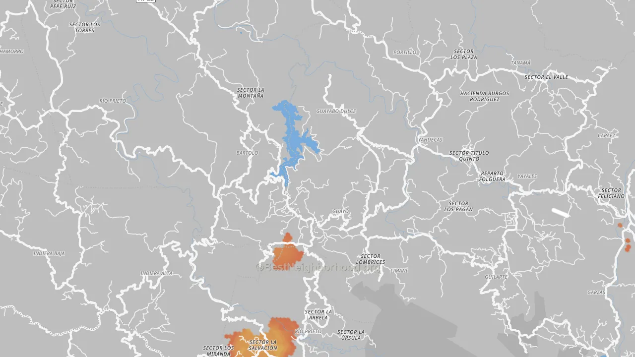 Bike Grade map of Castaner, PR