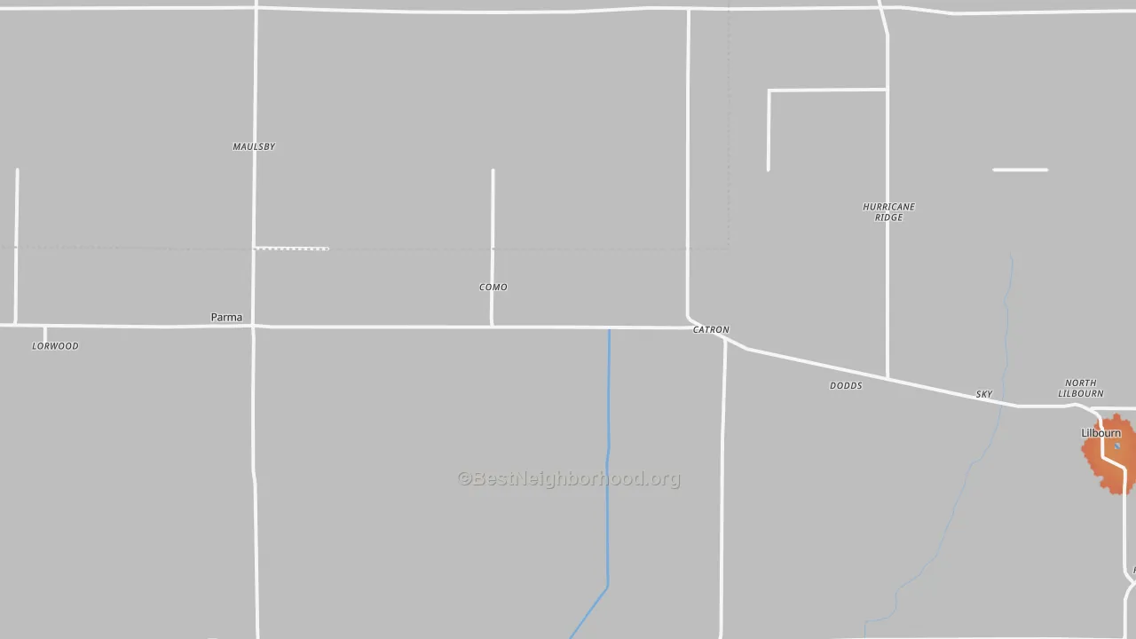 Bike Grade map of Catron, MO
