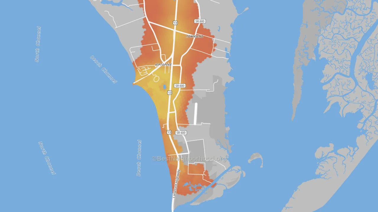 Bike Grade map of Cedar Grove, VA