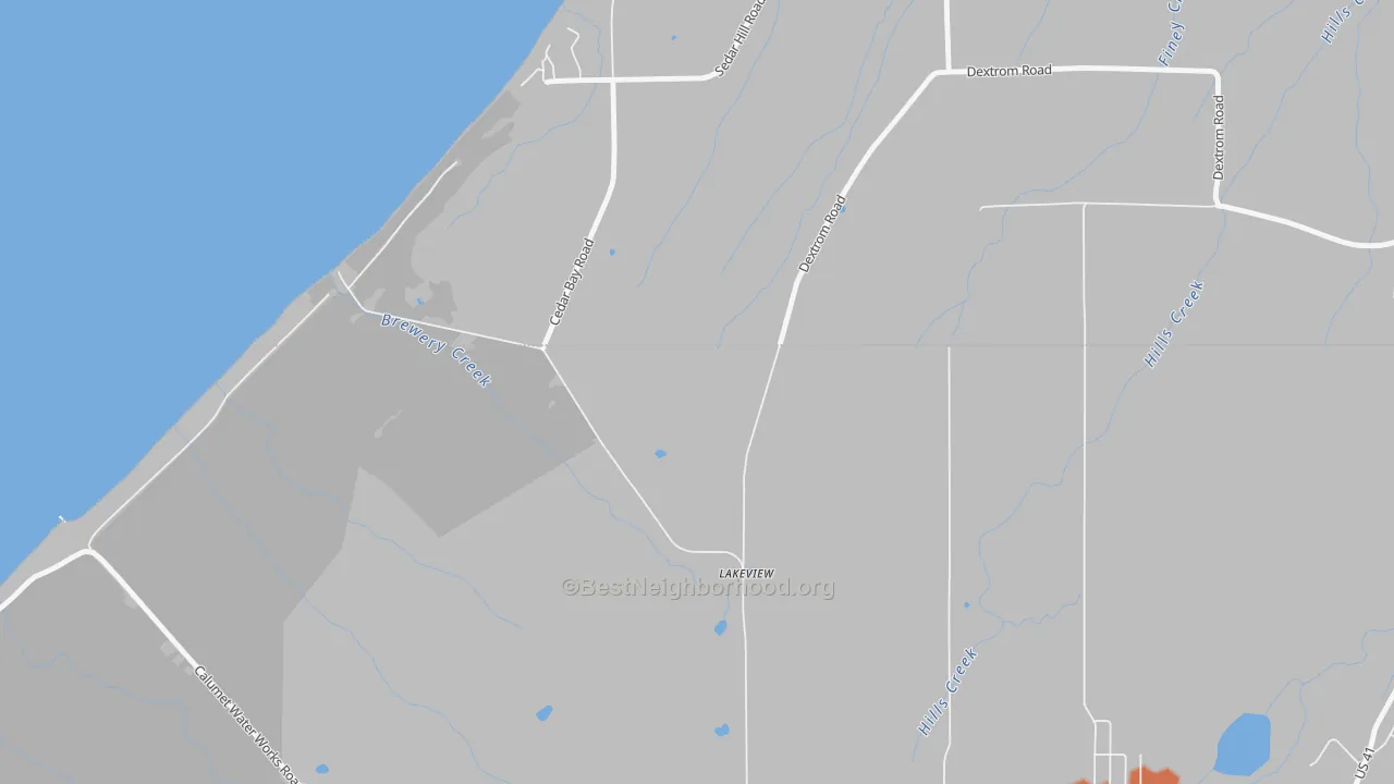 Bike Grade map of Centennial Heights, MI