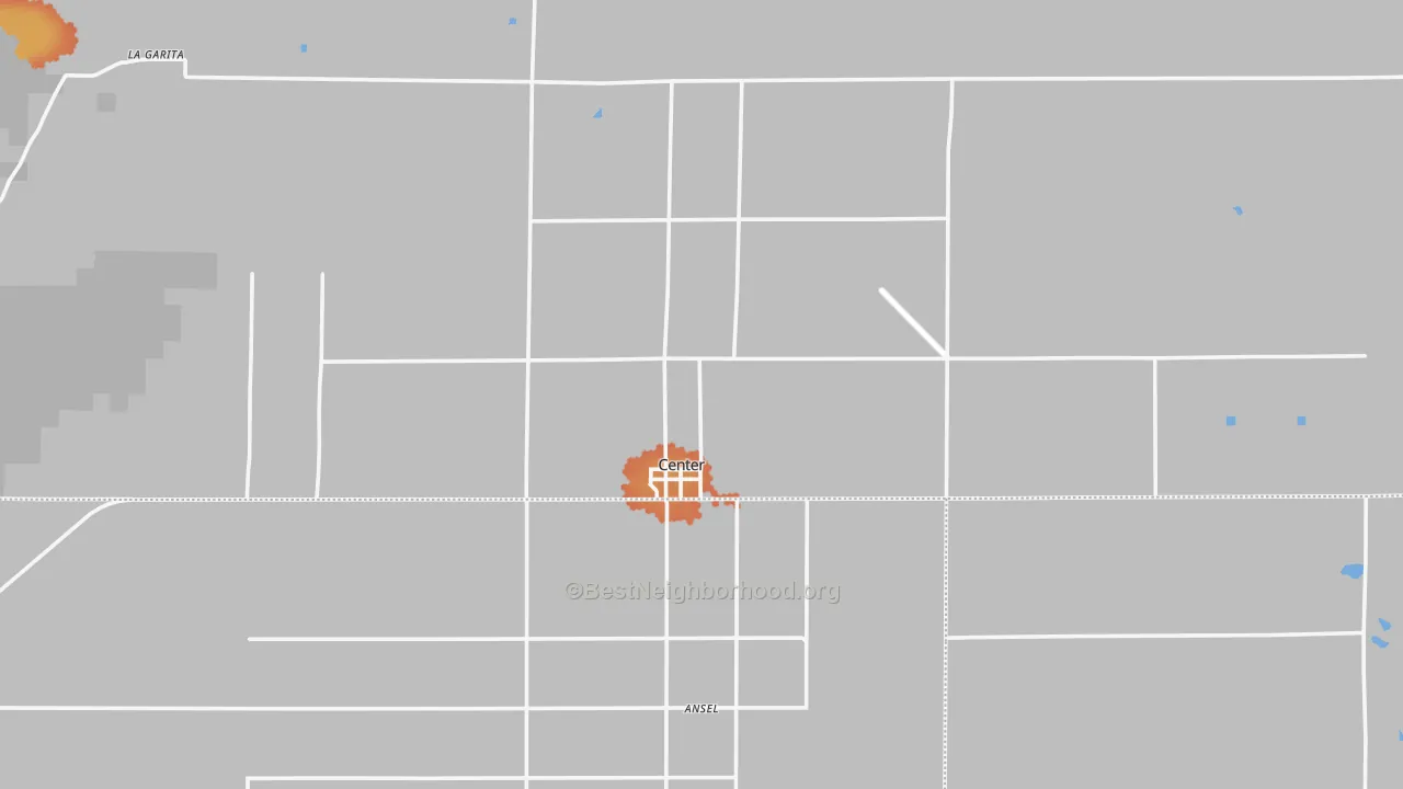 Bike Grade map of Center, CO